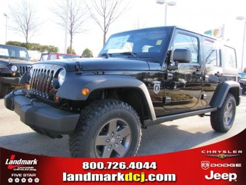 Black 2011 Jeep Wrangler Unlimited Call of Duty: Black Ops Edition 4x4