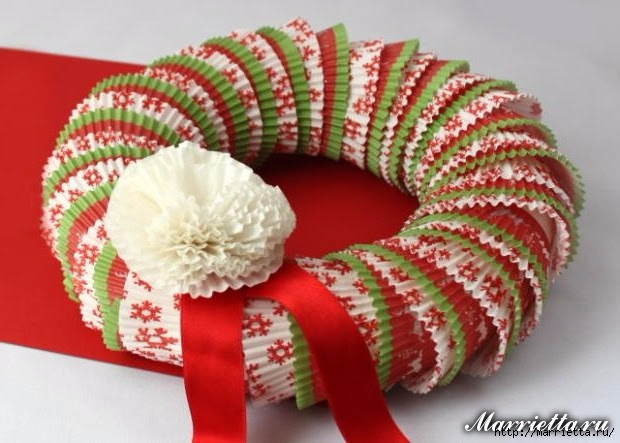 Navidad usar vasos de papel para pasteles (24) (620x443, 167Kb)