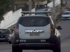 MP instalou escuta no carro 924 e descobriu que PMs que cometiam crimes (Foto: Reprodução/TV Globo)