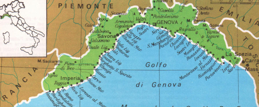 Varazze Cartina Geografica