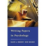 Writing Papers in Psychology: A Student Guide