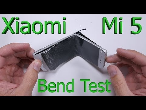 To Χiaomi Mi5 διαλύεται σε δευτερόλεπτα (bend test)