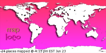 Profile Visitor Map - Click to view visits