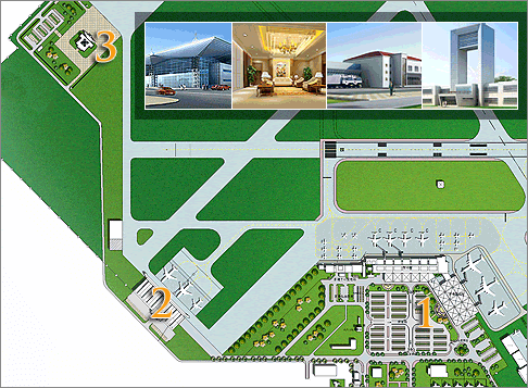 Rendering of Maputo Airport Renovations Rendering of Maputo Airport