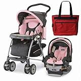 Chicco Cortina Keyfit 30 Travel System Bella with Fashionable Diaper Bag