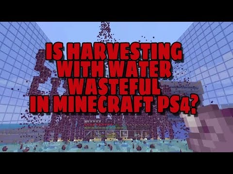 Farming With Water Is A Waste In Minecraft PS4! Shocking Results Here!