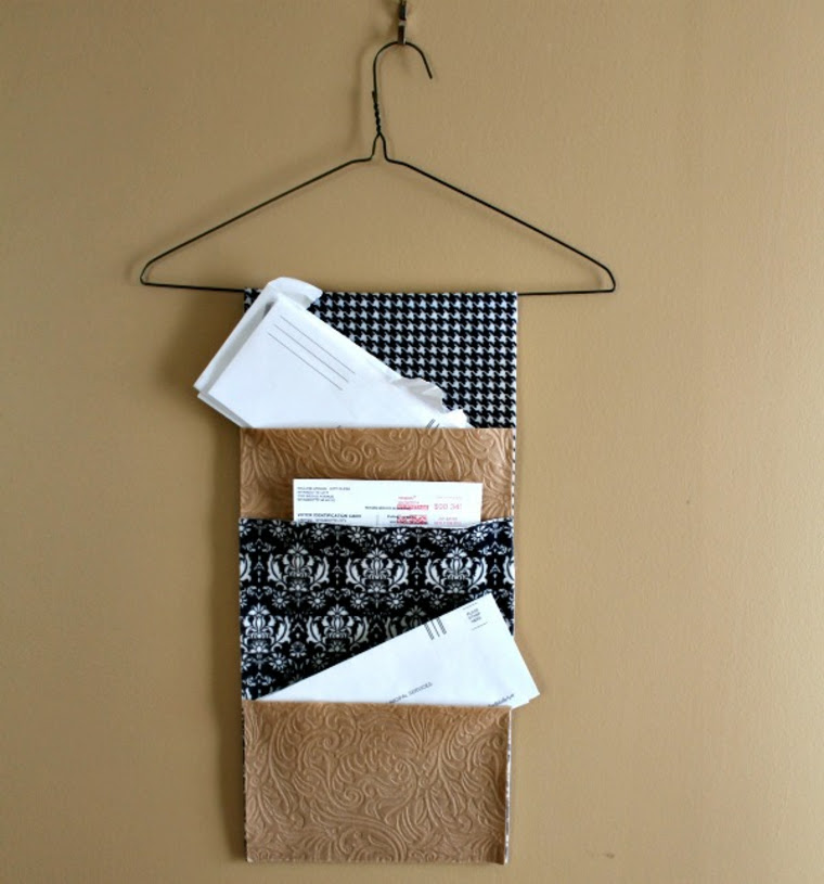 Rangement mural en tissu - poches - x cm