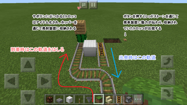 マイクラ 線路 分岐 空中浮遊ジェットコースターも作れるマイクラのトロッコ