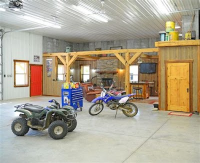 Pole Barn Shop Ideas With Silo Structure