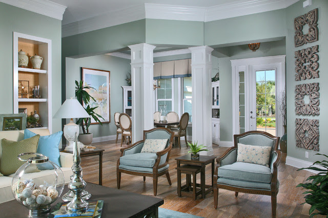 The Laurel Cottage Coastal Design - tropical - living room - other 