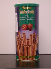 Hazelnut Wafer Rolls
