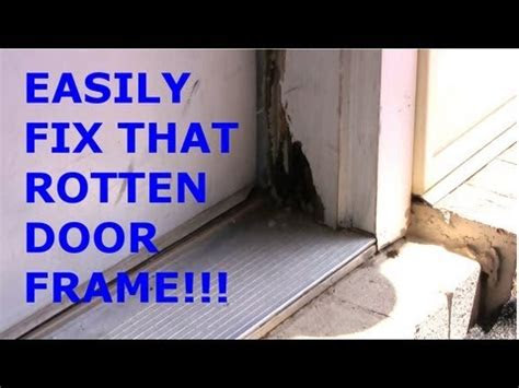 Your garage door needs to work in order for you to feel that you and your belongings are safe. Simple Door Frame Rot Repair - YouTube