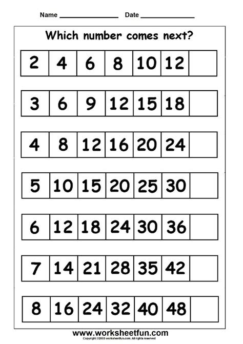  math worksheets for grade 1 number patterns easy worksheet images and