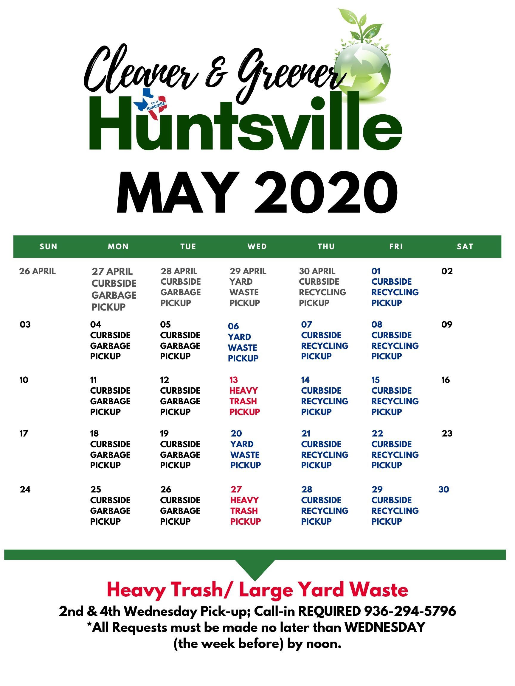 Solid Waste/Recycling | Huntsville, TX - Official Website