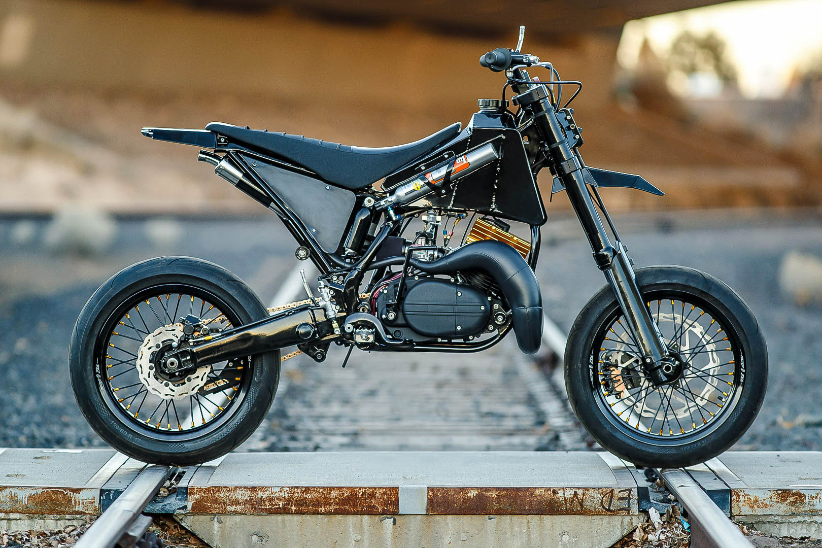  Yamaha  YZ  RD350 Supermoto by Spoken Moto BikeBound