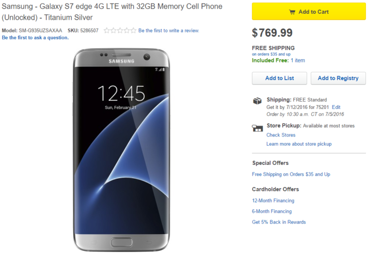 2016-07-01 14_12_33-Samsung Galaxy S7 edge 4G LTE with 32GB Memory Cell Phone (Unlocked) Silver SM-G