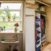 Pequod, Rocky Mountain Tiny Houses, Pequod by Rocky Mountain Tiny Houses, LEDs, tiny house, tiny homes, Nature’s Head composting toilet, composting toilet, wood stove, porthole windows, Douglas Fir, transforming furniture, multifunctional furniture, integrated storage,