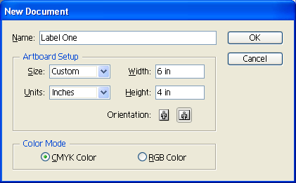 How do I print a label from Adobe Illustrator to the LX800 ...