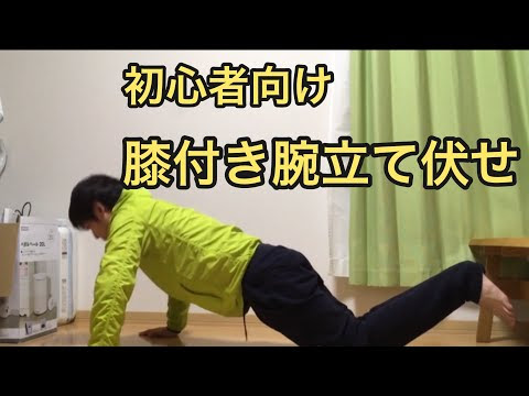 腕立て伏せ 膝 つき