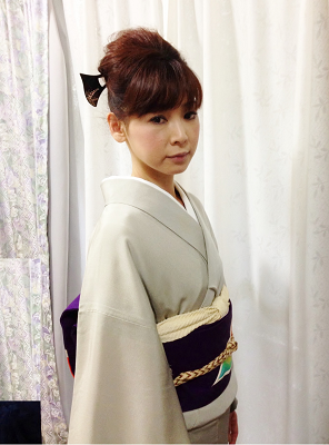 訪問着 着付けとヘアセット お誕生日に訪問着でお出かけ アトリエ ロゼ