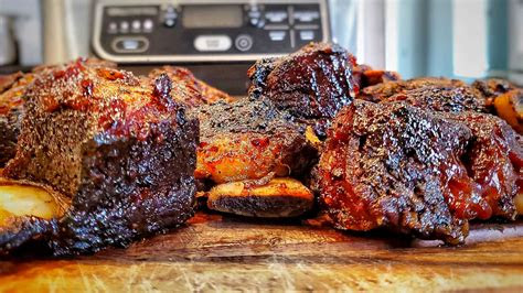Learn more by sharon franke 31 august 2021 the ninja foodi 2 basket air. BBQ Air Fryer Beef Ribs | Ninja Foodi Grill Beef Ribs