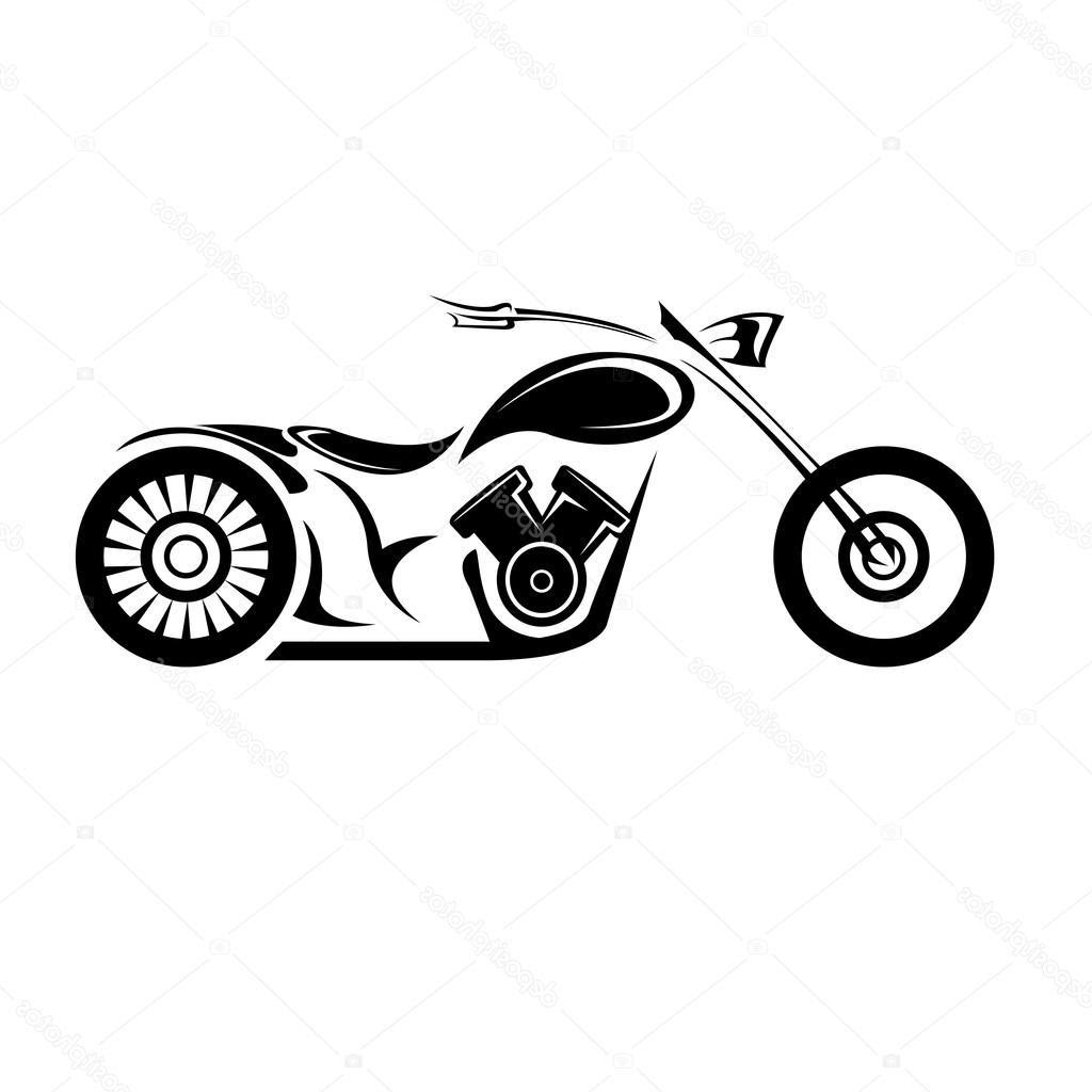 Download Vintage Motorcycle Silhouette at GetDrawings | Free download