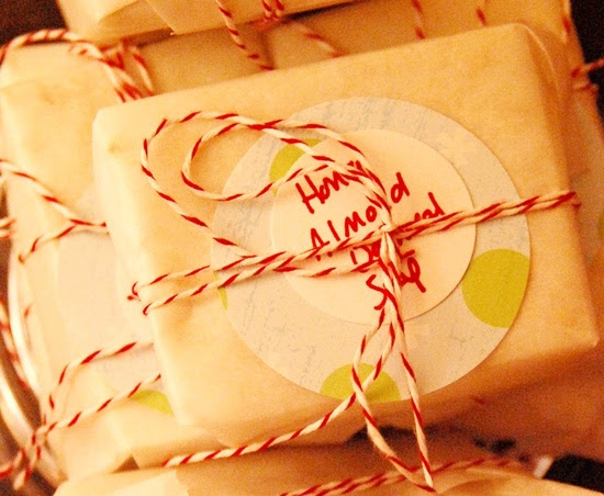 Honey almond oatmeal soap
