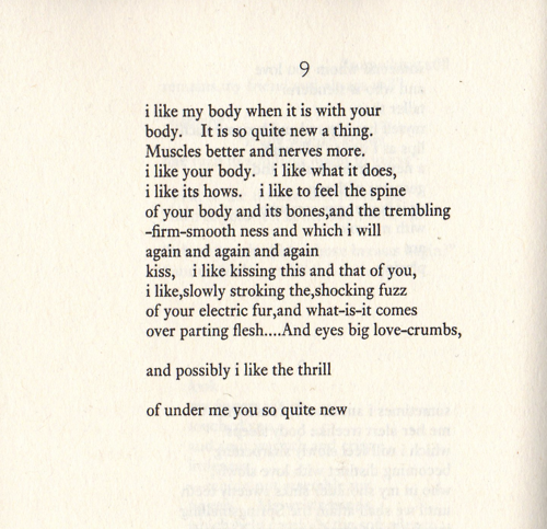 I like my body when I am with you.