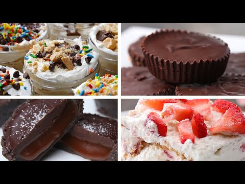 VIDEO : 6 incredible no-bake desserts - check out the tasty one-stop shop for cookbooks, aprons, hats, and more at tastyshop.com: http://bit.ly/2meby0e here is what ...