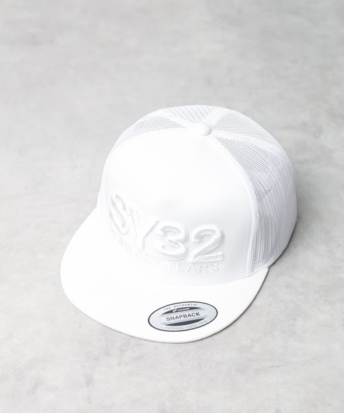 Sy32 By By Sweet Years ロゴ刺繍メッシュキャップ キャップ Sy32 By Sweet By Sy32 Years エスワイサーティトゥバイスィートイヤーズ のファッション