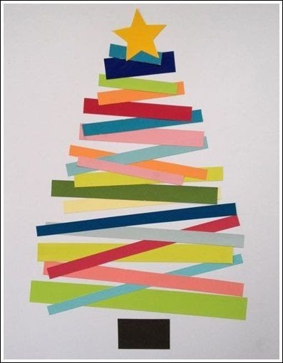 DIY Construction Paper Christmas Tree Pictures, Photos, and Images for