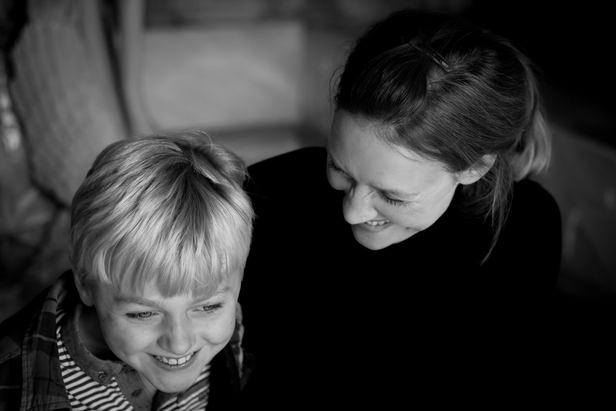 Shared moment.