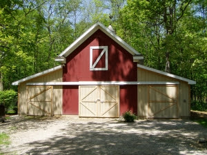 Lean-to Addition Project - Custom Barn Construction 