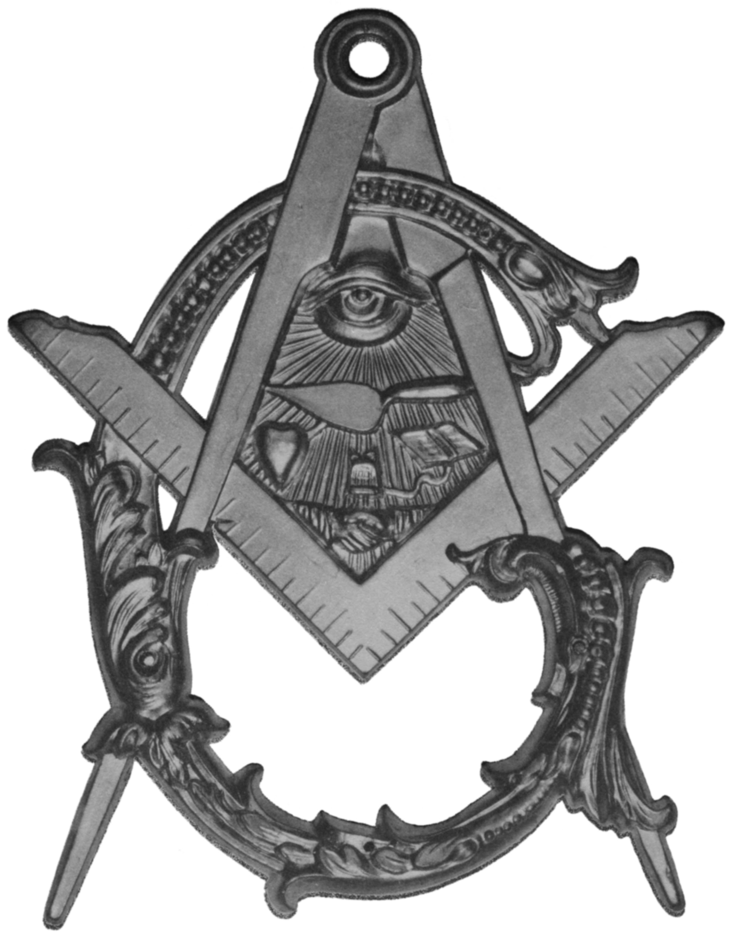 A masonic emblem, found then lost