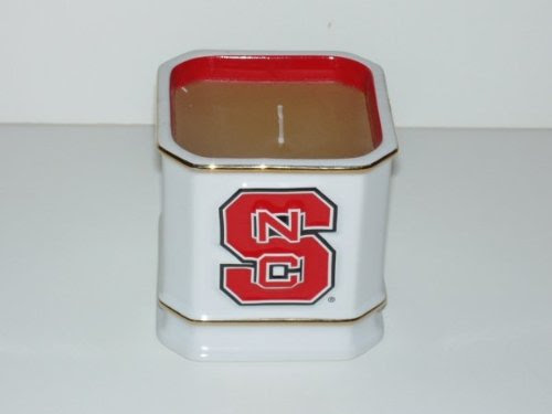 NC State Wolfpack NCSU NCAA Ceramic Candle Holder