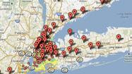 Crisis map: Hurricane Sandy
