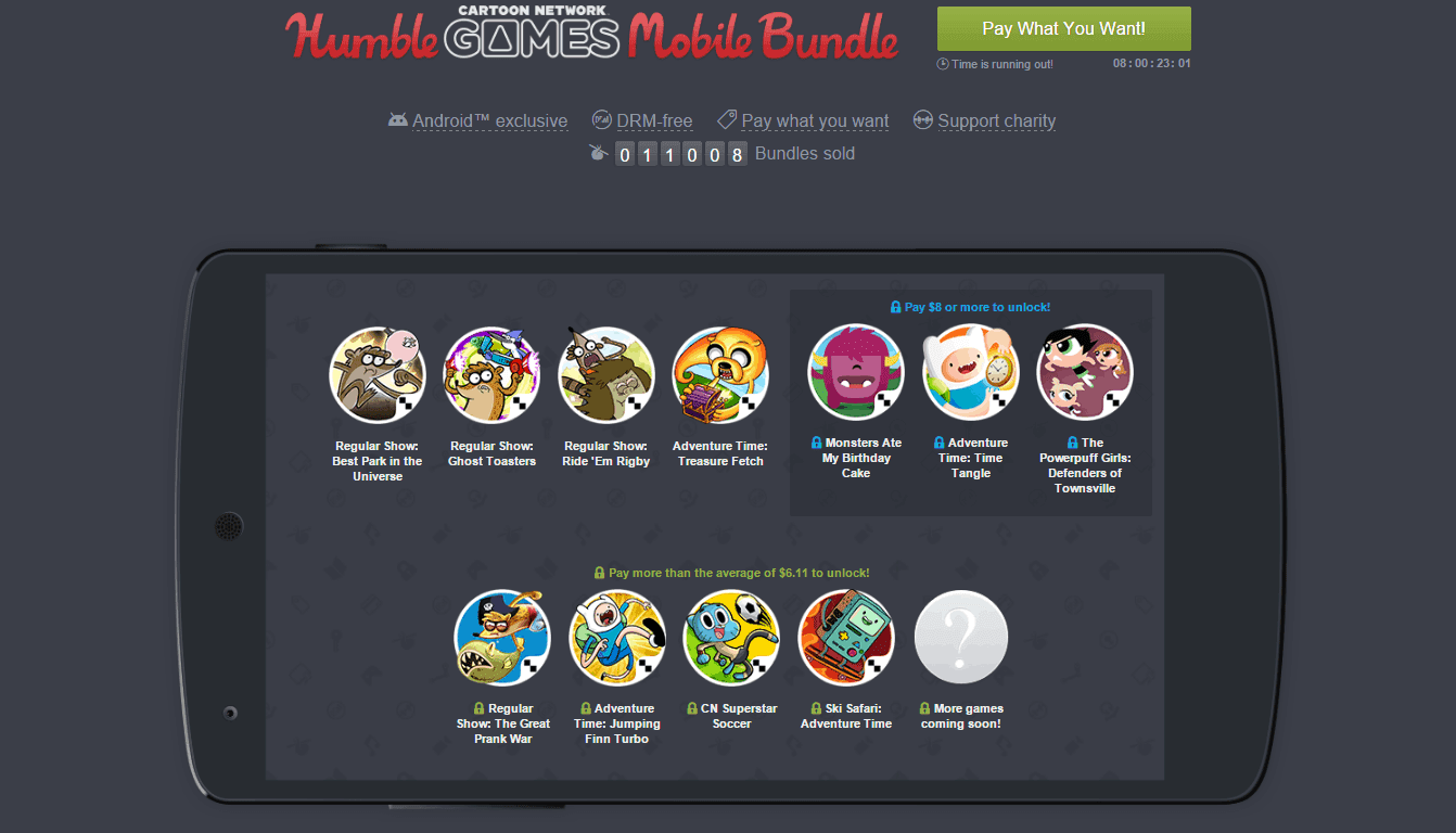 Humble Cartoon Network Mobile Bundle