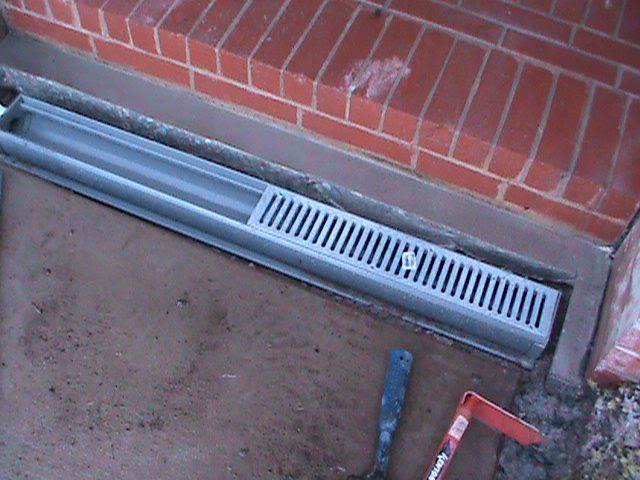 Channel Drain Installation in Oklahoma City