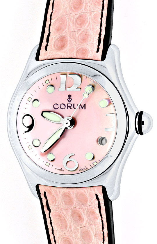 Original-Foto 2, CORUM BUBBLE DAMEN MEDIUM PERLMUTT ST