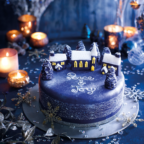 Christmas cake decoration ideas: Silent Night cake - Good ...