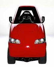 Tango T600 (a battery electric vehicle)  front view