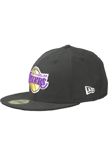  New Era 59Fifty NBA Seasonal Basic LA Lakers 5950 Cap (Size 7 / 55.8cm)