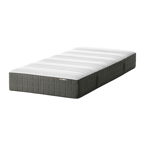 HÖVÅG Matelas à Ressorts Ensachés 90x200 Cm Ferme Gris