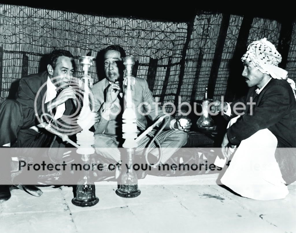 Smoking Shisha in Iraq, 1963