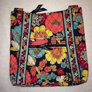 Details about Vera Bradley HAPPY SNAILS HIPSTER Cross Body PURSE Tote ...