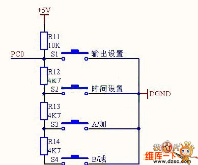 One port with the four connectors circuit diagram - Amplifier_Circuit