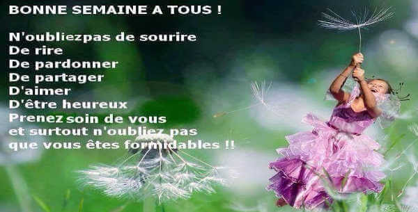 Bonne Semaine Messages D Amour Ou D Amitie Et Citations Positives