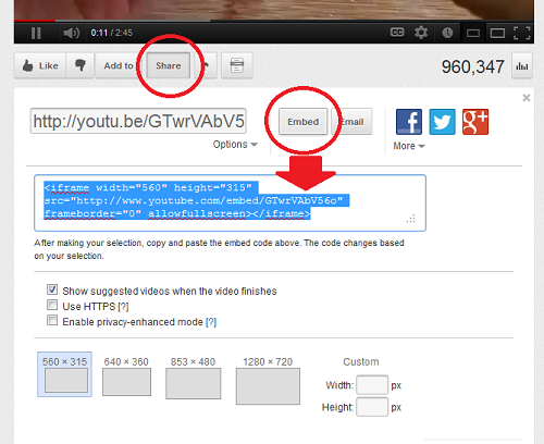 how to copy youtube videos