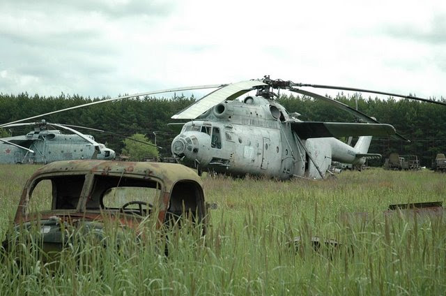Abandoned Russian army scrap metal 8