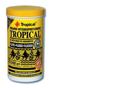  Tropical - Aliment Poissons Exotiques - Tropical Flocons- 1200 Ml / 320 G